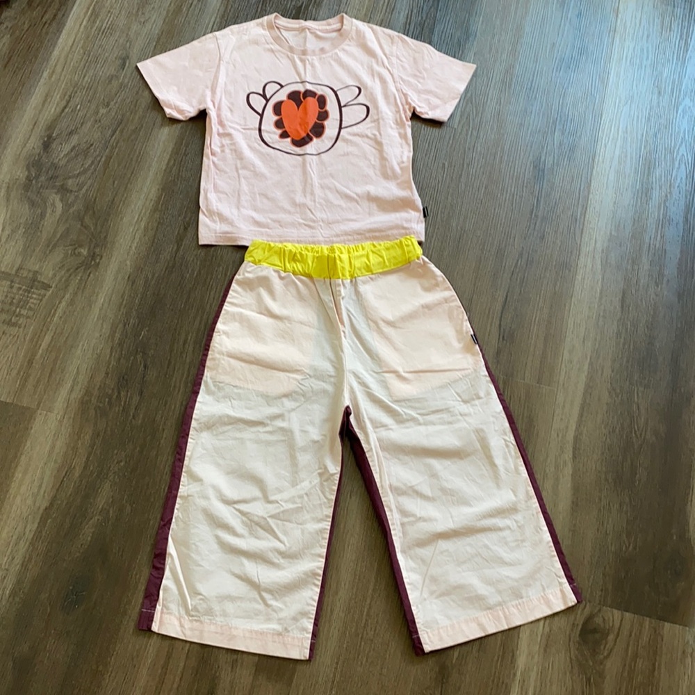 Girls t shirt pants  matching set